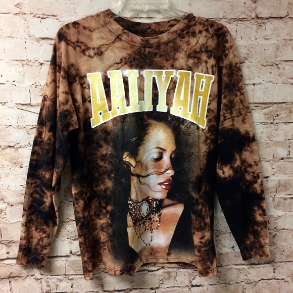 Aaliyah Long Sleeve Distressed Tie Dye 